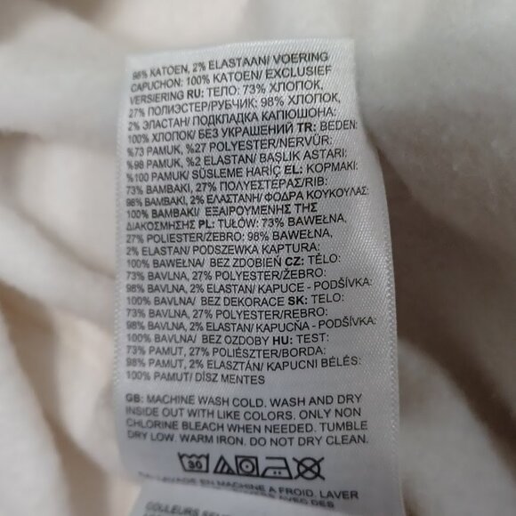 The North Face Mens Places We Love Pullover Hoodie Garden White Size Small Soft - Picture 16 of 16